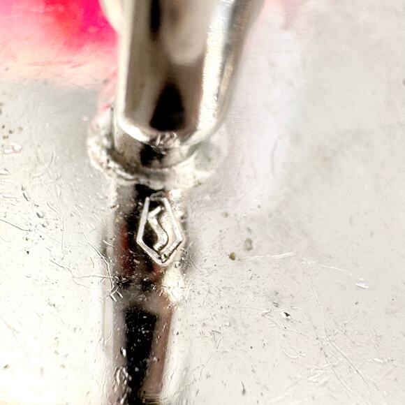 Vintage Swank Gray Tiger’s Eye Cufflink Tie Bar Set Silver Tone Dapper Formal - Picture 9 of 16